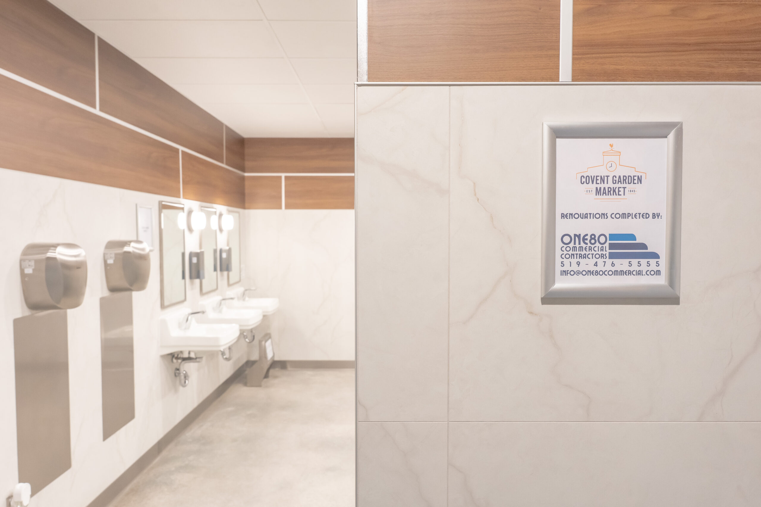 ONE80 commercial contracting restaurant renovation